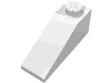 Деталь LEGO Скос 33° 3 x 1, Белый