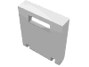 Деталь LEGO Box 2 x 2 x 2 Door with Slot, Белый