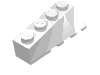 Деталь LEGO Wedge 4 x 2 Sloped Left, Белый