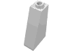 Деталь LEGO Slope 75° 2 x 1 x 3 - Recessed Stud, Белый