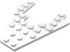Набор LEGO Wedge, Plate 8 x 8 with 4 x 4 Cutout, Белый