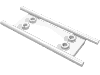 Деталь LEGO Minifig Stretcher, Белый