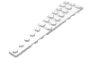 Деталь LEGO Пластина-клин левая 12 x 3, Белый