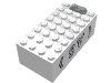 Набор LEGO Electric  9V Battery Box  4 x  8 x  2.333 &quot, Белый