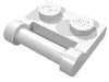 Деталь LEGO Пластина специальная 1 x 2, Белый
