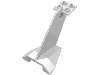 Деталь LEGO Tail Wedge, Белый