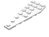 Деталь LEGO Пластина-клин левая 8 x 3, Белый