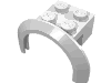 Деталь LEGO Крыло 4 x 2 1/2 x 2, с круглой аркой, Белый
