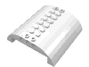 Деталь LEGO Скос изогнутый двойной 8 x 8 x 2, Белый