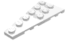Деталь LEGO Пластина-клин левая 6 x 3, Белый