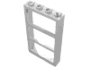 Деталь LEGO Window 1 x 4 x 6 Frame with 3 Panes, Белый
