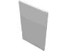 Деталь LEGO Glass for Window 1 x 4 x 6, Белый