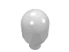Деталь LEGO Light Cover with Internal Bar / Bionicle Barraki Eye, Белый