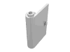 Деталь LEGO Door 1 x 3 x 4 Left - Open Between Top and Bottom Hinge, Белый