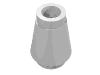 Деталь LEGO Конус 1 x 1, Белый