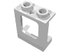 Деталь LEGO Window 1 x 2 x 2 Plane, Single Hole Top and Bottom for Glass, Белый