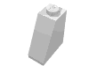 Деталь LEGO Скос 65° 2 x 1 x 2, Белый