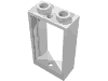 Деталь LEGO Окно плоское переднее 1 x 2 x 3, Белый