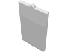 Набор LEGO Glass for Window 1 x 2 x 3 Flat Front, Белый