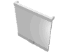 Деталь LEGO Door 1 x 4 x 4 Lift, Белый
