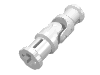 Набор LEGO Technic Universal Joint 3L [Complete Assembly], Белый