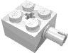 Деталь LEGO Кирпичик специальный 2 x 2, со штифтом и осевым отверстием, Белый