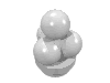 Деталь LEGO Ice Cream Scoops, Белый