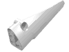 Деталь LEGO Technic Panel Fairing # 5 Long Smooth, Side A, Белый