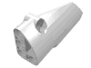 Деталь LEGO Technic, Panel Fairing # 3 Small Smooth Long, Side A, Белый