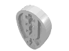 Деталь LEGO Technic Cam, Белый