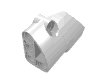 Деталь LEGO Technic Fairing # 1 Small Smooth Short, Side A, Белый