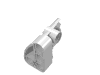 Деталь LEGO Technic Fairing # 2 Small Smooth Short, Side B, Белый