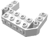 Деталь LEGO Train Front Sloping Base with 4 Studs, Белый