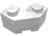 Деталь LEGO Грань 2 x 2, Белый