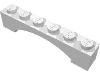 Деталь LEGO Brick Arch 1 x 6 Raised Arch, Белый