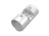 Набор LEGO Cylinder 3 x 6 x 2 2/3 Horizontal, New Style, Белый