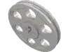 Набор LEGO Technic Wedge Belt Wheel [aka Pulley], Very Light Bluish Gray