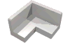 Набор LEGO Panel 2 x 2 x 1 Corner, Very Light Bluish Gray