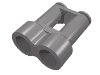 Набор LEGO Minifig Binoculars, Flat Silver