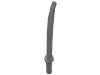 Деталь LEGO Minifig Sword Katana [Octagonal Guard], Матовый серебристый