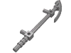 Деталь LEGO Bionicle Mini Staff (Whenua), Матовый серебристый