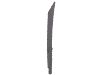 Деталь LEGO Minifig Big Blade, Матовый серебристый