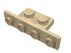 Деталь LEGO Кронштейн 1 x 2 - 1 x 4, Песочный