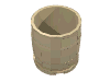 Деталь LEGO Barrel 4 x 4 x 3.5, Песочный