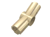 Деталь LEGO Technic Axle and Pin Connector Angled #3 - 157.5°, Песочный