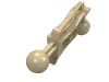Деталь LEGO Technic Ball Joint 2 x 7 with 2 Ball Joints, Песочный