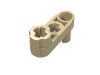 Деталь LEGO Technic Beam 3 x 0.5 Liftarm with Boss and Pin / Crank, Песочный