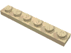 Деталь LEGO Пластина 1 x 6, Песочный