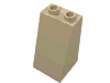 Деталь LEGO Slope 75° 2 x 2 x 3 - Recessed Studs, Песочный