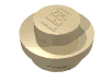 Набор LEGO Plate Round 1 x 1 with Solid Stud, Tan